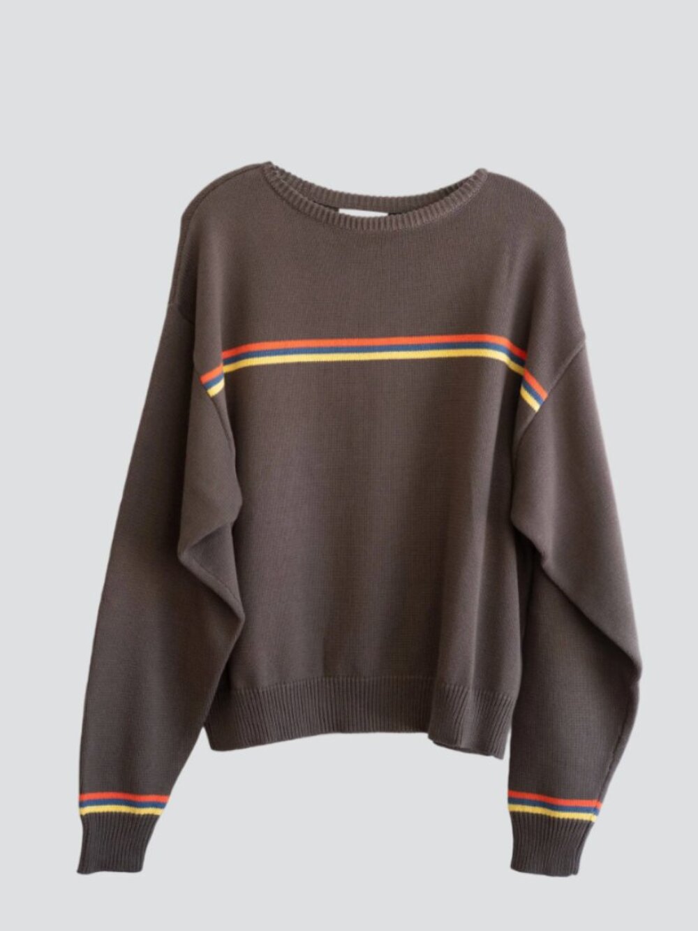 Sonderhaus "I Can't Believe It's Not Vintage" Crewneck / Athletic Stripe / S - Picture 4 of 4